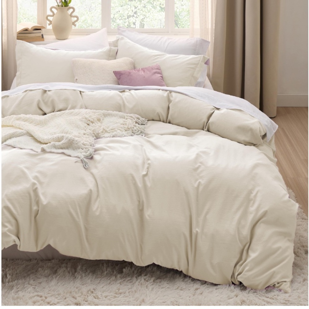 BedSure Cream Duvet 3Pc. Set